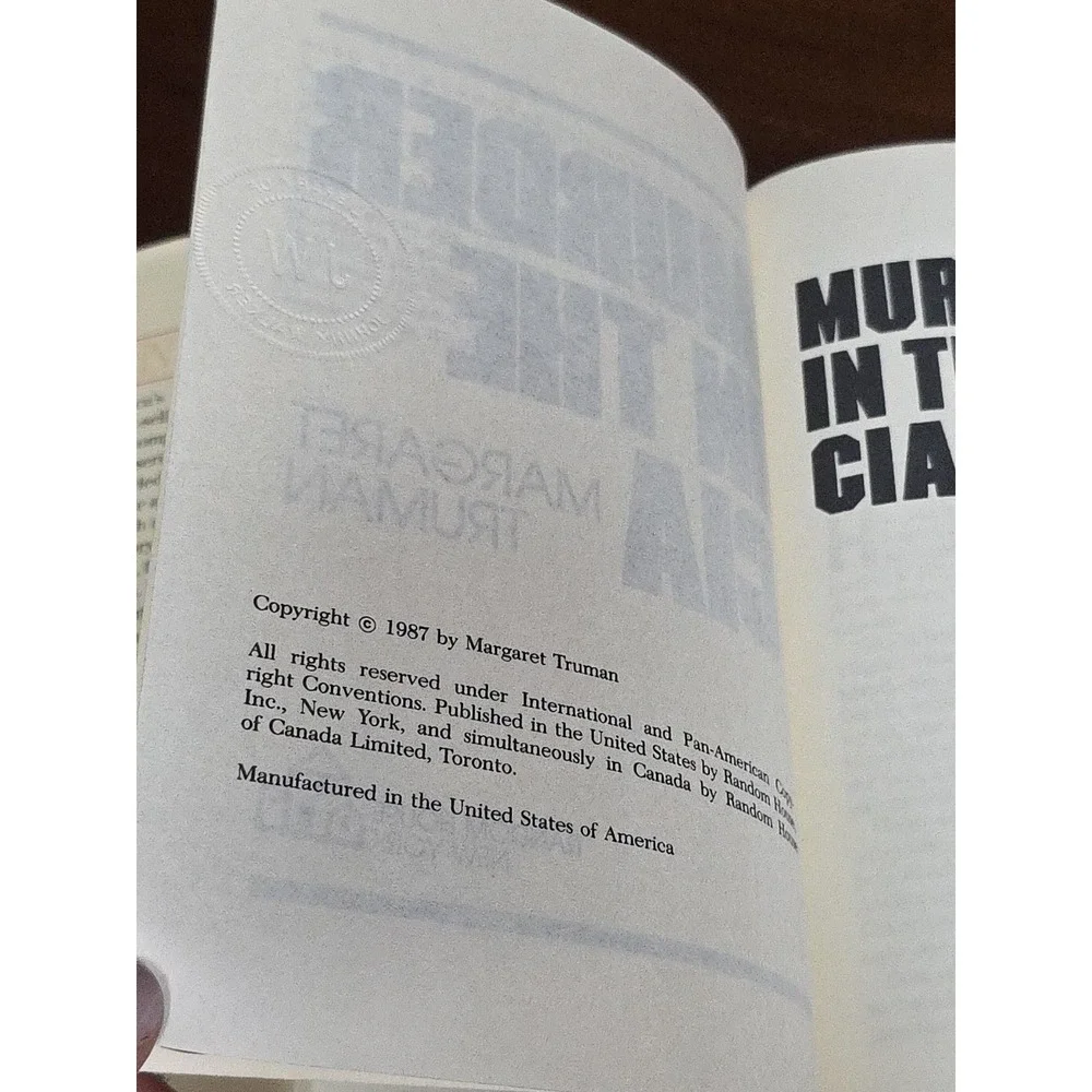 Murder in‎ the CIA by Margaret Truman